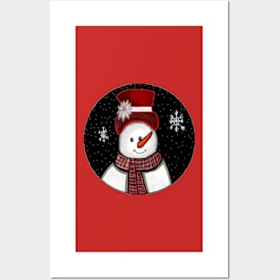 Snowman Posters and Art